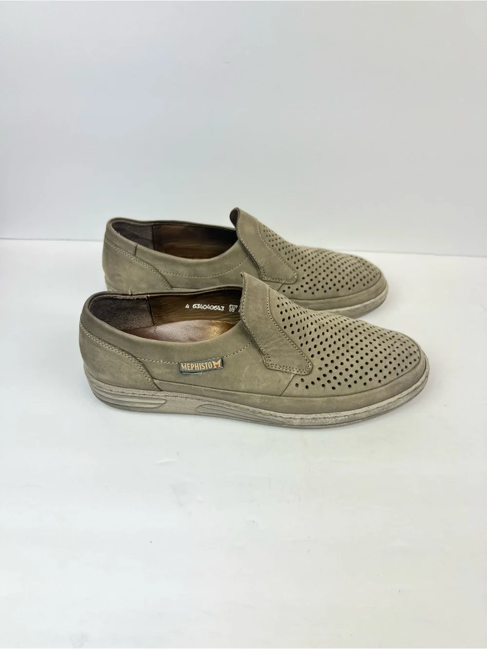 Mephisto Loafers Men’s Size 8.5 Leather Dress Shoes Rare Healthy Walking